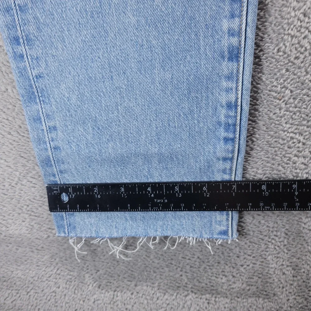 Levi's Jeans Mens 29x32 Blue 501 Straight Made in Japan Selvedge Patchwork Dist